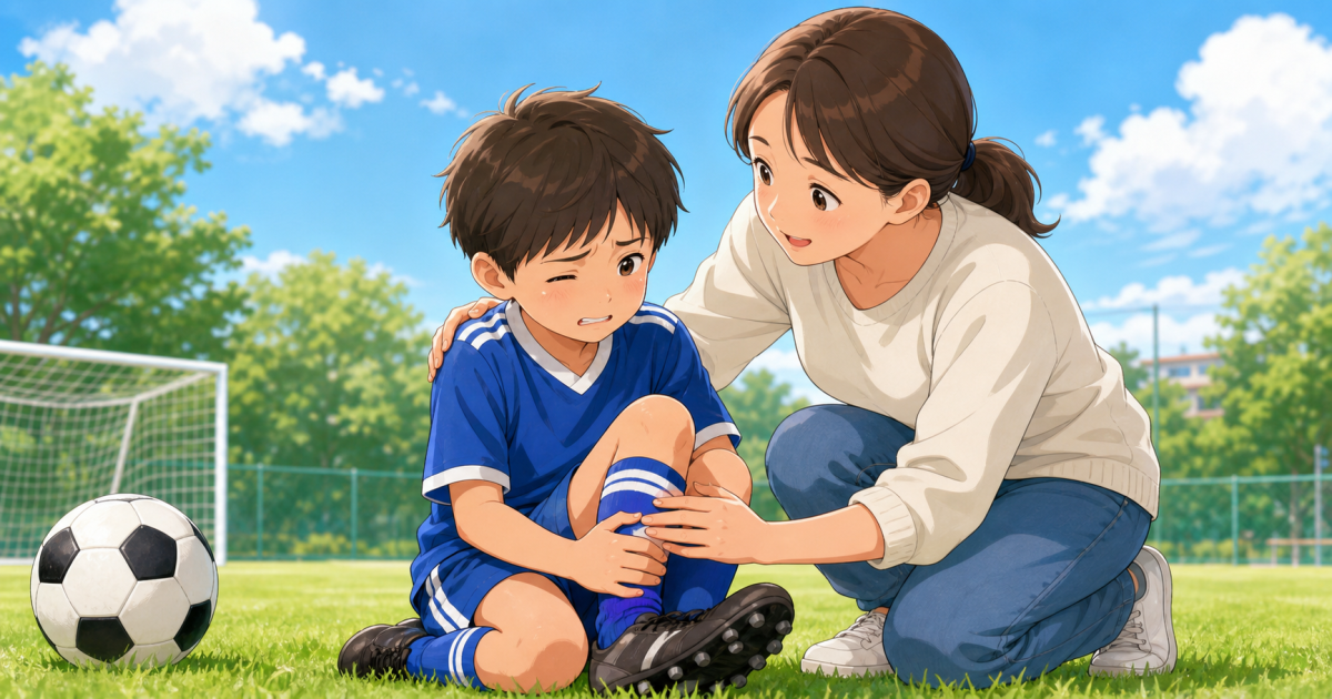 子供の膝の痛みはオスグッド病？スポーツを休まず治す方法と対処法
