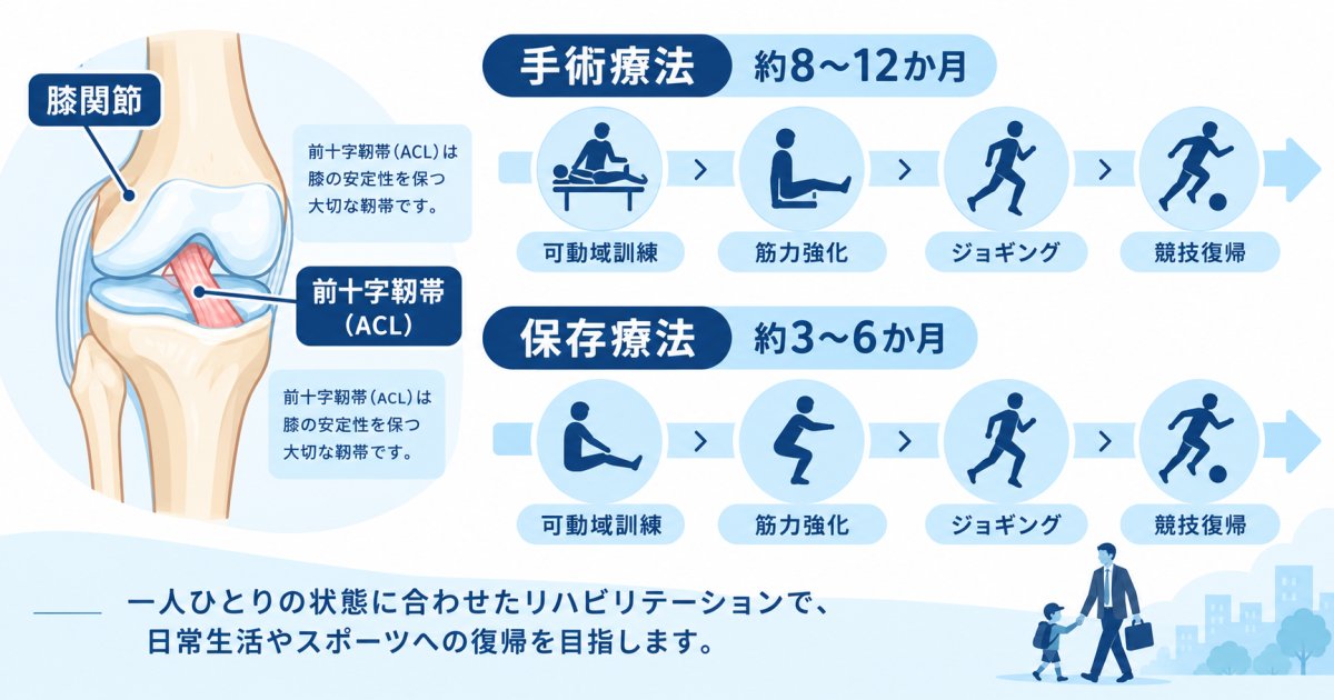 仕事と育児も両立したい30代のACL治療、復帰期間とは?